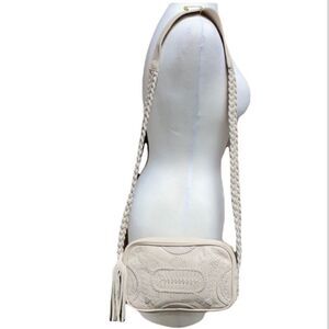 Bali Elf Jamaica Tassel Cream leather Handbag